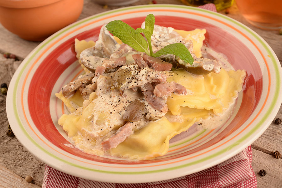 Homemade Pear and Gorgonzola Ravioli Recipe